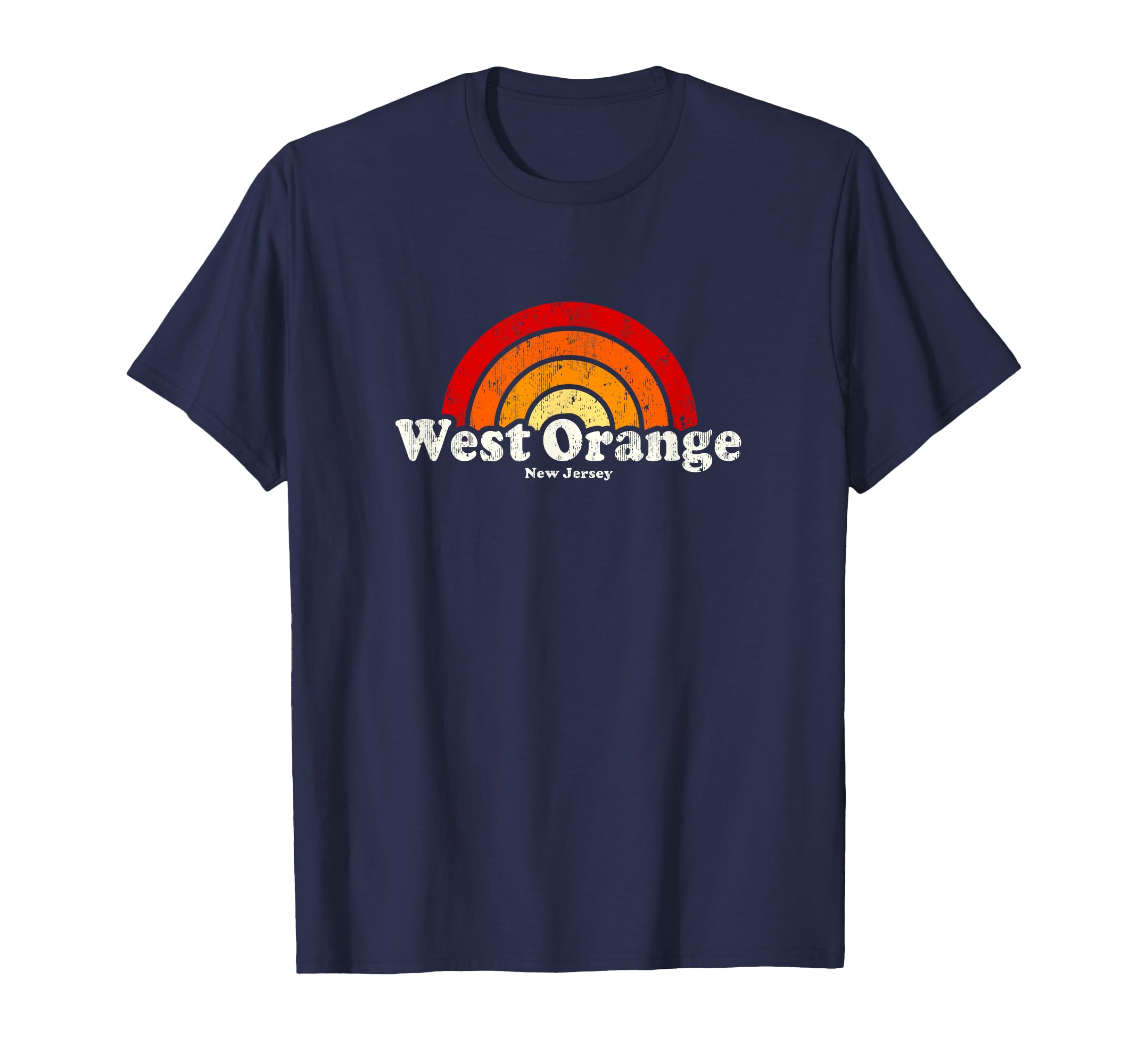 West Orange New Jersey Nj 70S Rainbow T-Shirt - Streetwear Style Men Women - T-Shirt, Sweatshirt, Hoodie