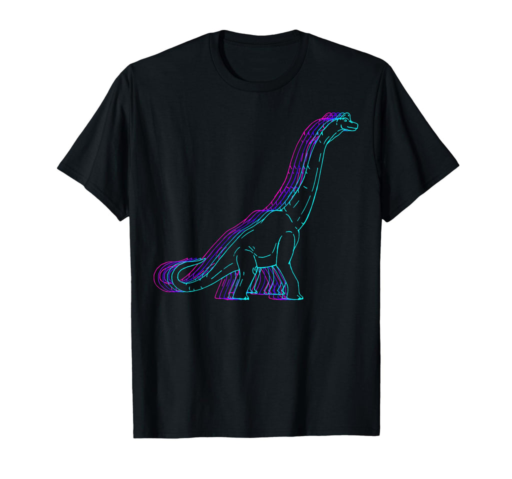 Brachiosaurus Dinosaur Line Art Sweatshirt - Unique Graphic Men Women - T-Shirt, Sweatshirt, Hoodie