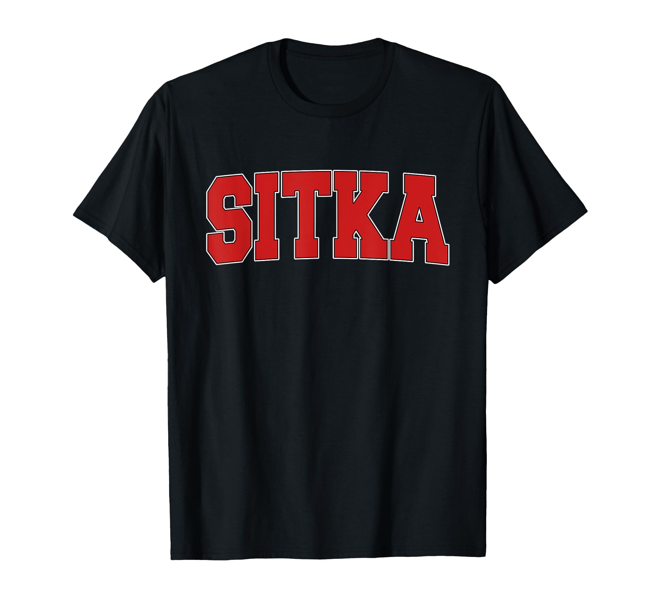 Sitka Ak Alaska Varsity Usa Sports T-Shirt - Graphic Print for Adults - T-Shirt, Sweatshirt, Hoodie