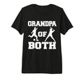Mens Grandpa Both Funny Soccer Baseball T-Shirt - Graphic Print for Adults - T-Shirt, Sweatshirt, Hoodie