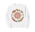 Big Fan Human Rights 70S Sun Face Sweatshirt - Aesthetic Graphic Unisex - T-Shirt, Sweatshirt, Hoodie