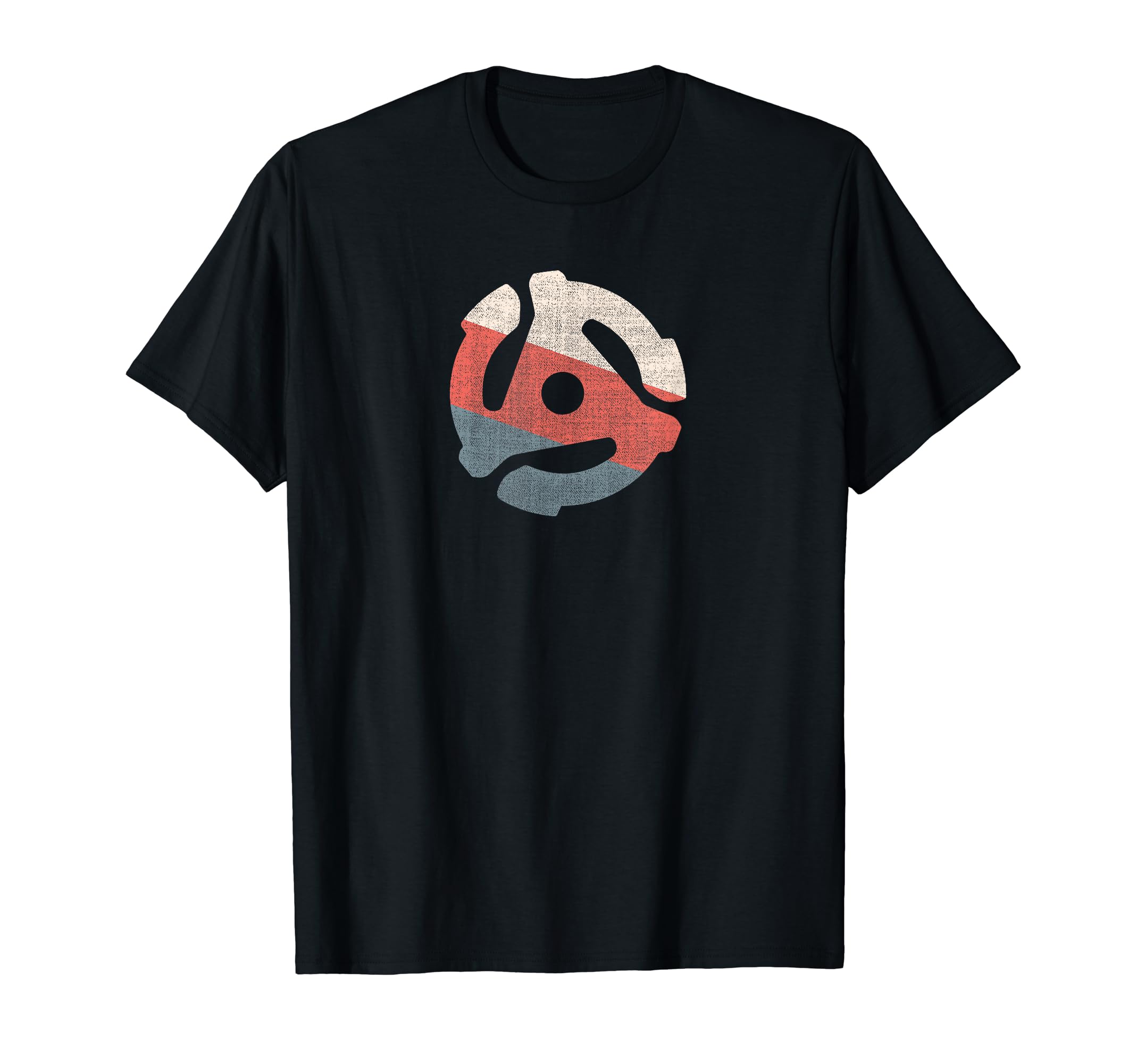 70S 45 Record Adapter T-Shirt - Custom Art Print for Adults - T-Shirt, Sweatshirt, Hoodie