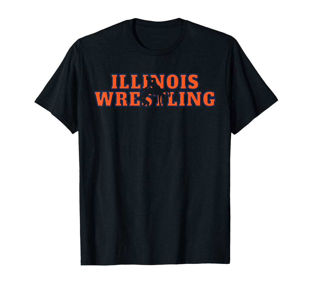 Illinois Mens Wrestling Team Freestyle T-Shirt - Aesthetic Graphic Unisex - T-Shirt, Sweatshirt, Hoodie