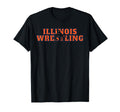 Illinois Mens Wrestling Team Freestyle T-Shirt - Aesthetic Graphic Unisex - T-Shirt, Sweatshirt, Hoodie