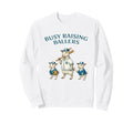 Busy Raising Baller Baseball Sweatshirt - Graphic Print for Adults - T-Shirt, Sweatshirt, Hoodie