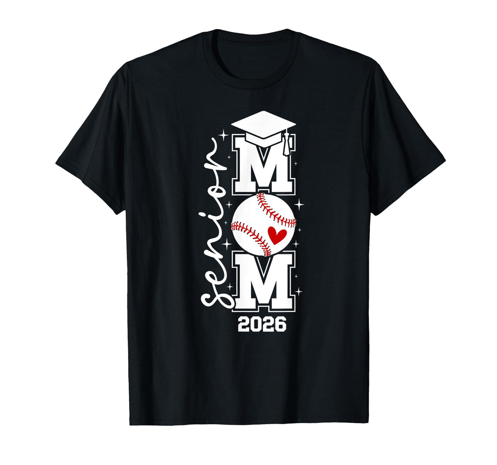 Baseball Senior Mom Senior Baseball T-Shirt - Aesthetic Graphic for Adults - T-Shirt, Sweatshirt, Hoodie