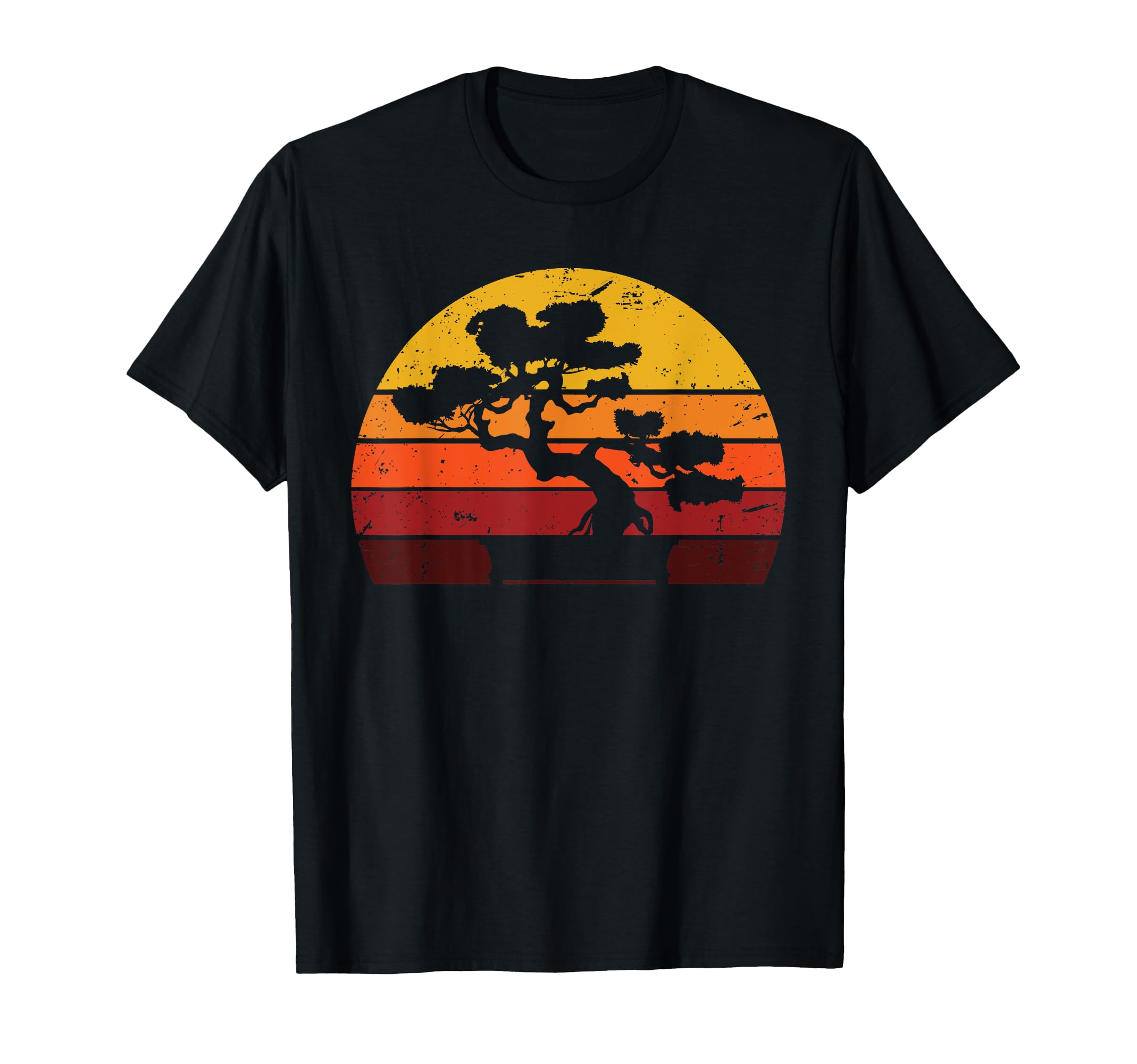 Bonsai Tree Sunset Bonsai T-Shirt - Unique Graphic Unisex - T-Shirt, Sweatshirt, Hoodie