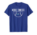 Middle Tennessee Mtsu Blue T-Shirt - Casual Everyday Wear Men Women - T-Shirt, Sweatshirt, Hoodie