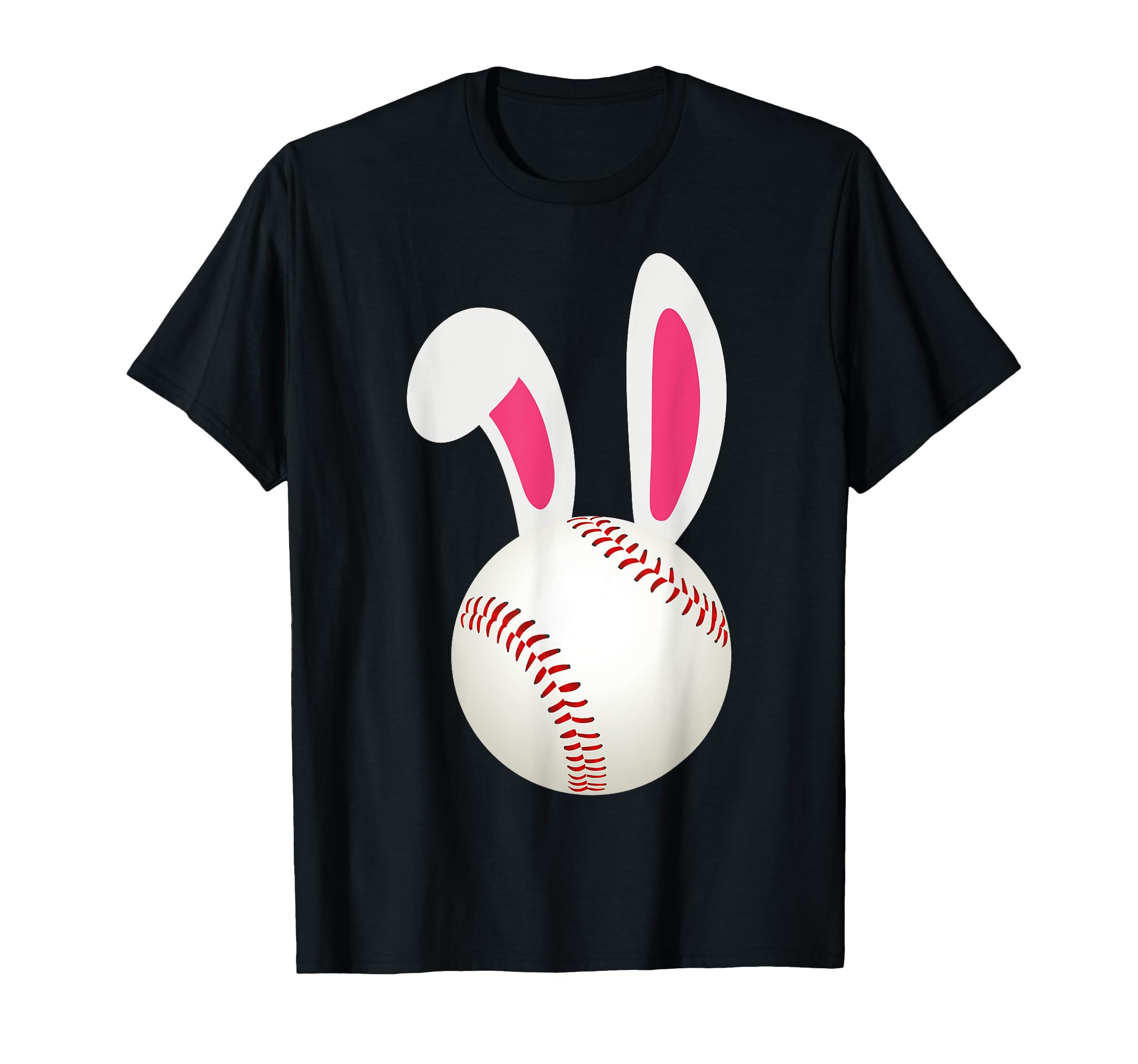 Easter Ears Baseball Bunny Player T-Shirt - Minimalist Print for Adults - T-Shirt, Sweatshirt, Hoodie
