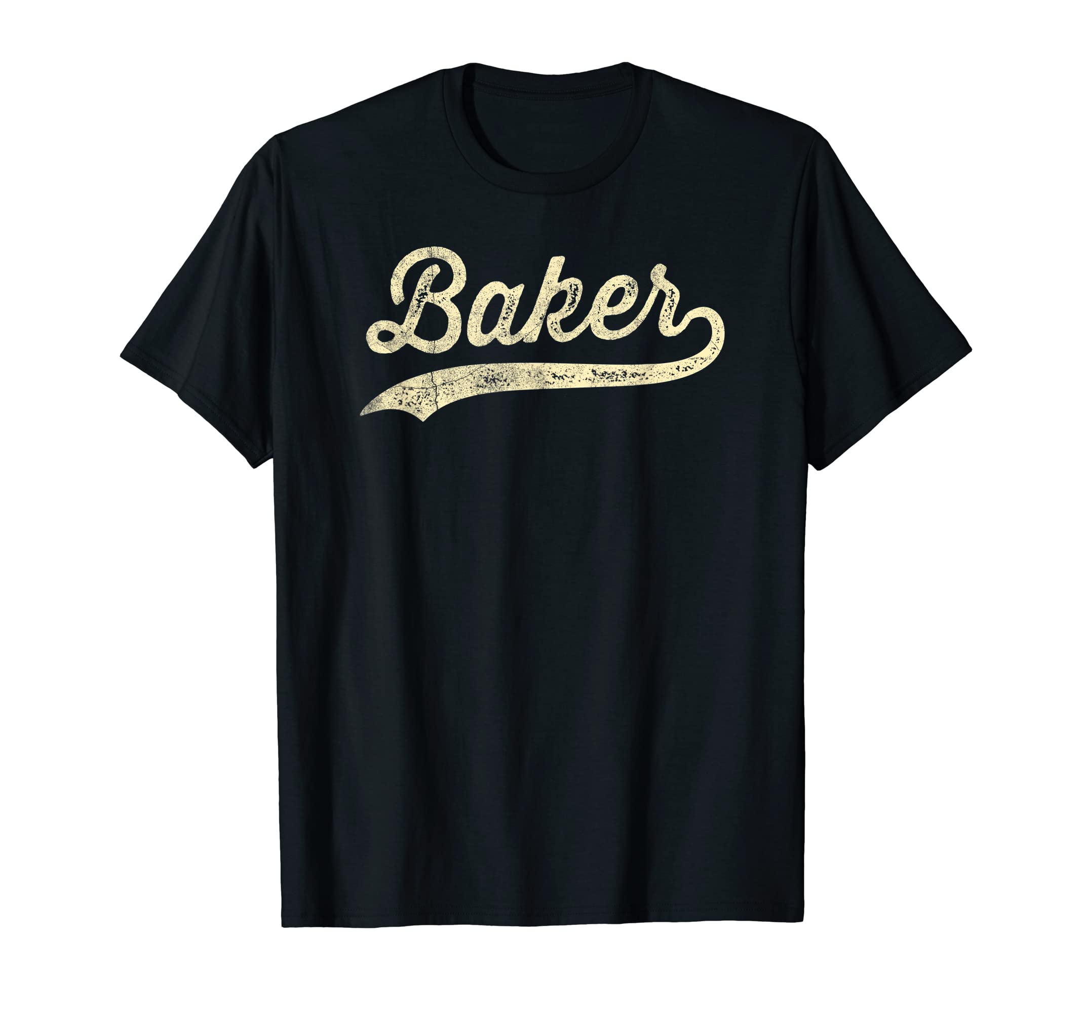 Distressed Baker T-Shirt - Graphic Print Men Women - T-Shirt, Sweatshirt, Hoodie