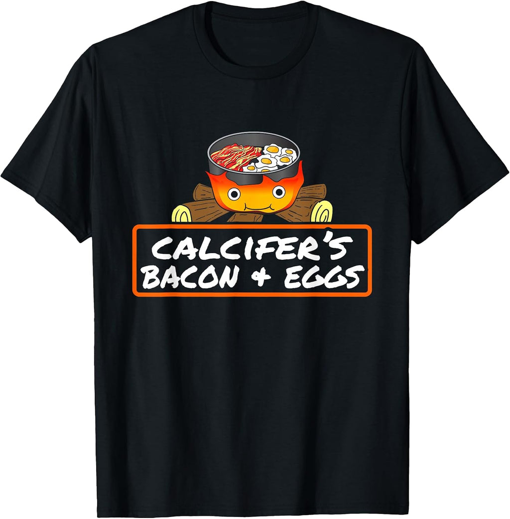 Bacon Egg Cook Food Lover Calcifer's Gift - Adult & Kids T-Shirts, Sweatshirts & Hoodies apparel design preview 1
