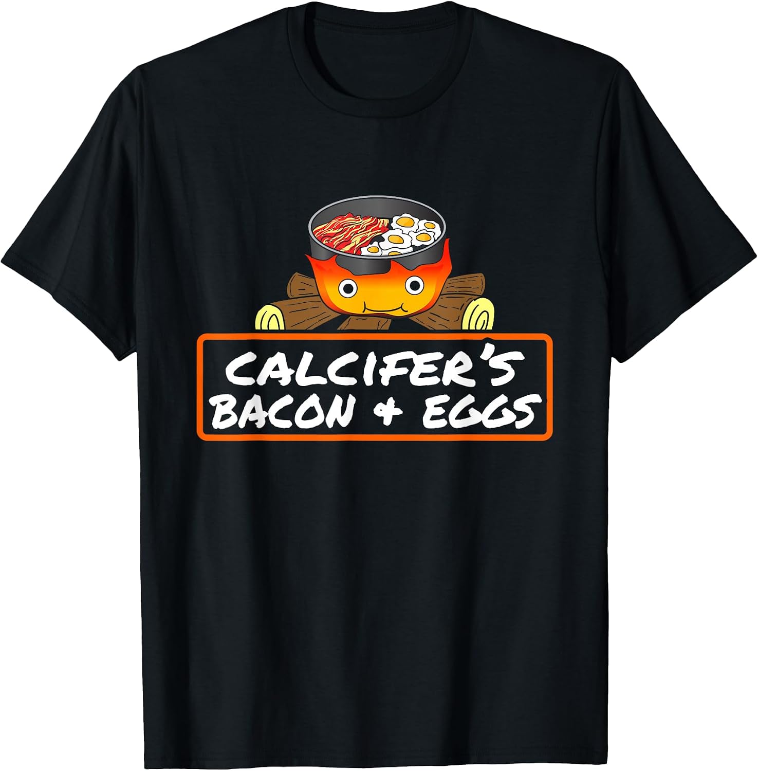 Bacon Egg Cook Food Lover Calcifer's Gift - Adult & Kids T-Shirts, Sweatshirts & Hoodies apparel design preview 1