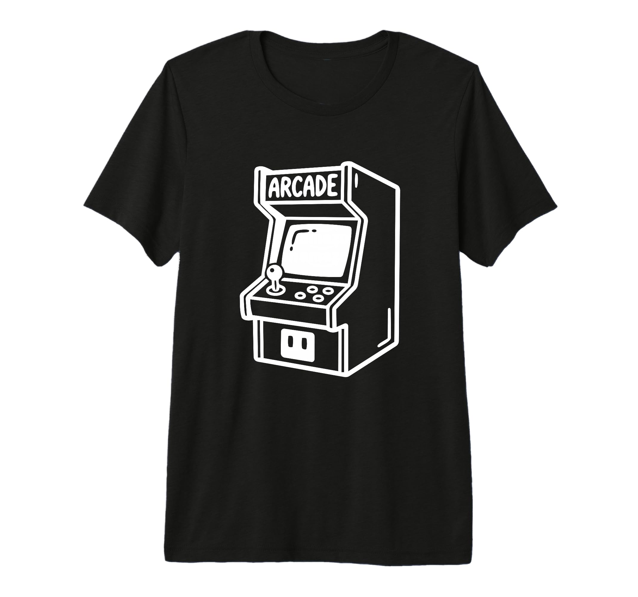 Arcade Cabinet Gamer Aesthetic Tri Blend T-Shirt - Graphic Print Men Women - T-Shirt, Sweatshirt, Hoodie