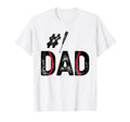 Baseball Dad Number One 1 Father T-Shirt - Trendy Graphic for Adults - T-Shirt, Sweatshirt, Hoodie