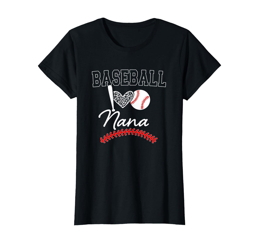 Baseball Nana Game Day Baseball Grandma T-Shirt - Custom Art Print Unisex - T-Shirt, Sweatshirt, Hoodie