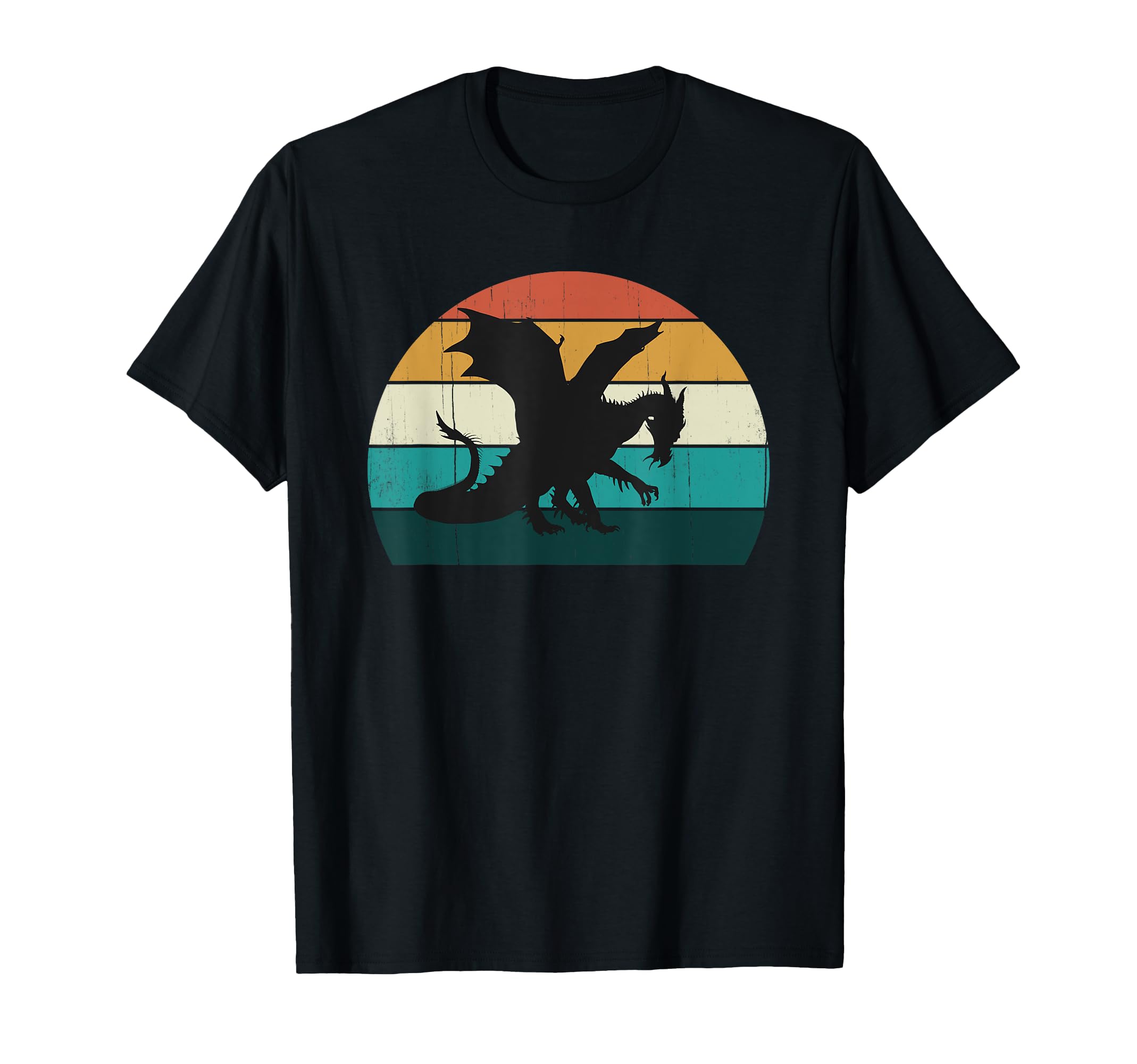 Standing Dragon Sunset Fantasy Sci Fi T-Shirt - Streetwear Style Men Women - T-Shirt, Sweatshirt, Hoodie