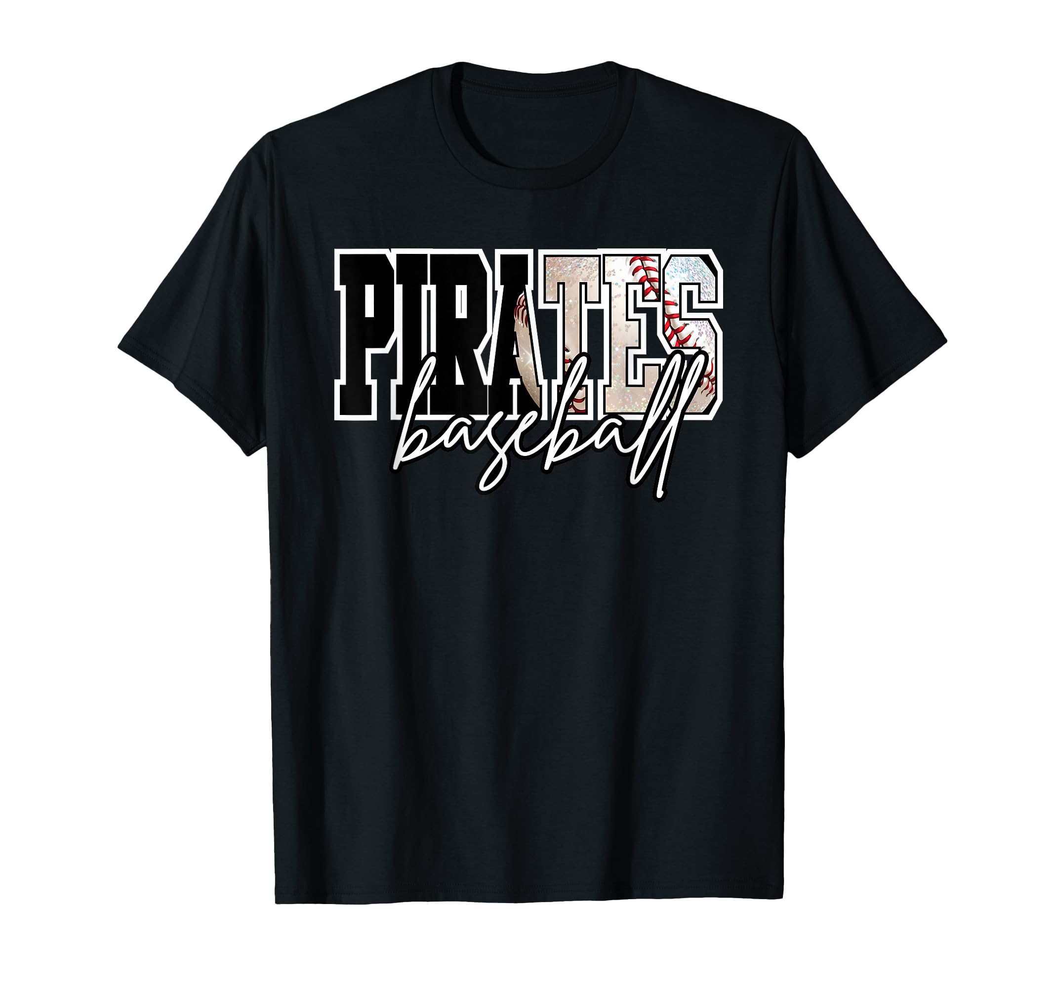 Pirates Baseball Mom Game Day School T-Shirt - Graphic Print for Adults - T-Shirt, Sweatshirt, Hoodie