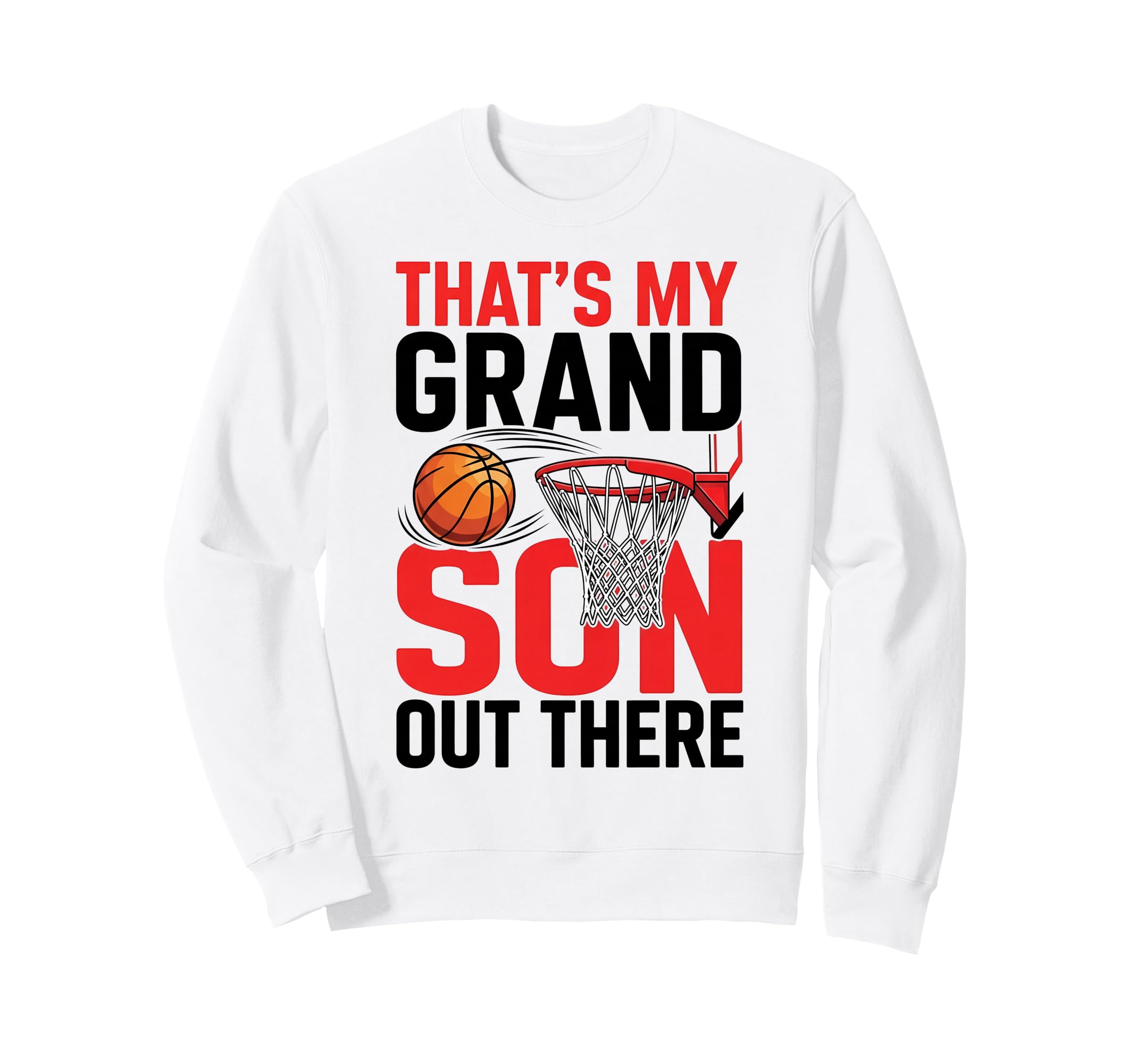 Proud Grandma Supporting Sweatshirt - Minimalist Print for Adults - T-Shirt, Sweatshirt, Hoodie
