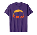 Bison Great American Buffalo Sunset T-Shirt - Custom Art Print Men Women - T-Shirt, Sweatshirt, Hoodie