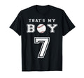 Thats My Baseball 7 Jersey Number T-Shirt - Casual Everyday Wear Men Women - T-Shirt, Sweatshirt, Hoodie
