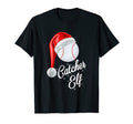 Baseball Elf Baseball Catcher Elf T-Shirt - Casual Everyday Wear Men Women - T-Shirt, Sweatshirt, Hoodie
