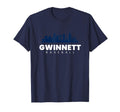 Gwinnett Baseball City Skyline T-Shirt - Fun Novelty Design for Adults - T-Shirt, Sweatshirt, Hoodie