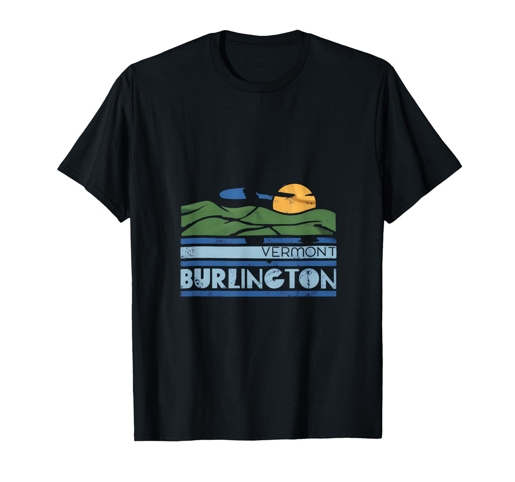 Vermont Burlington Sunset Mountains T-Shirt - Streetwear Style Men Women - T-Shirt, Sweatshirt, Hoodie