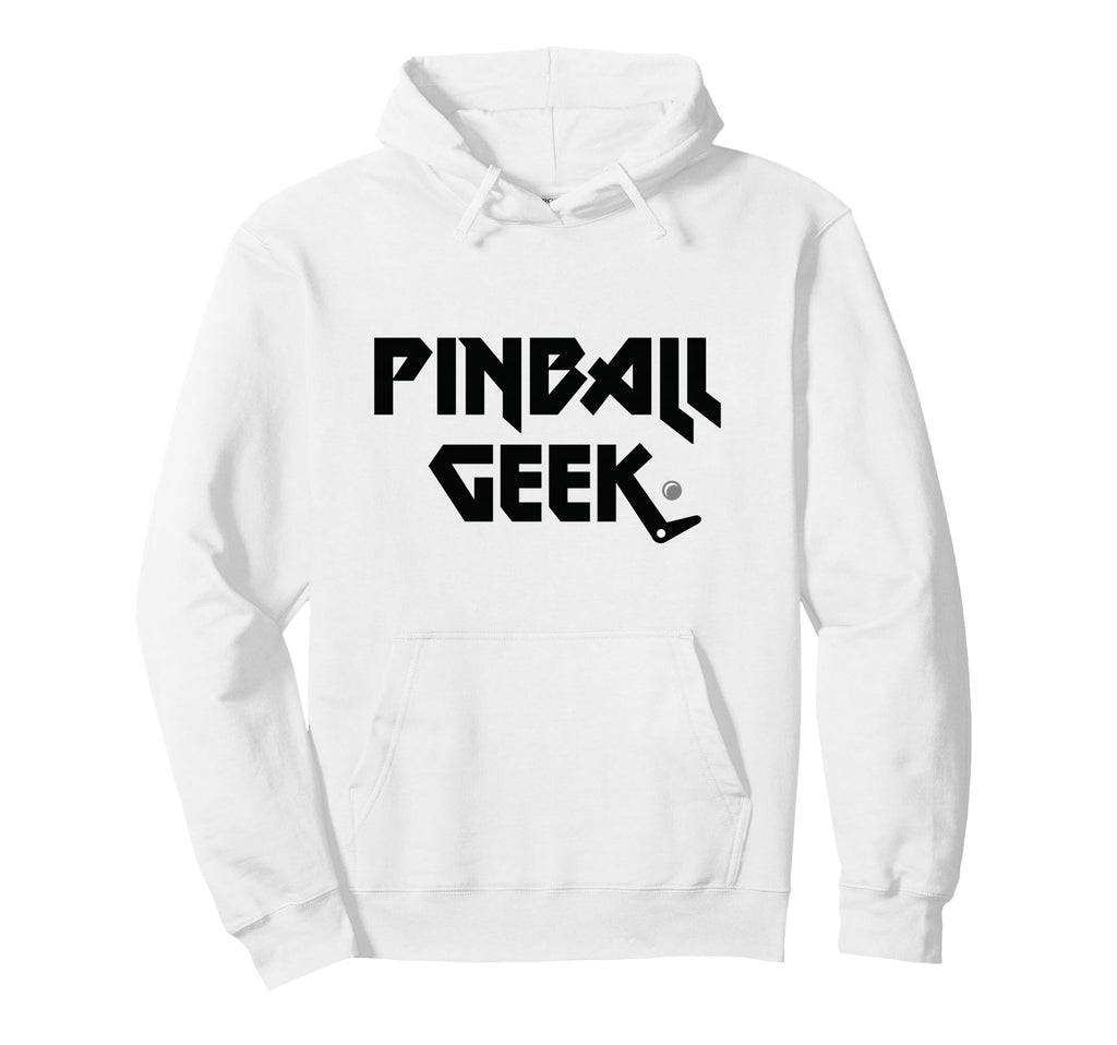 Pinball Geek Arcade Gaming Hoodie - Aesthetic Graphic Unisex - T-Shirt, Sweatshirt, Hoodie