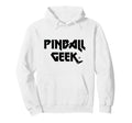 Pinball Geek Arcade Gaming Hoodie - Aesthetic Graphic Unisex - T-Shirt, Sweatshirt, Hoodie