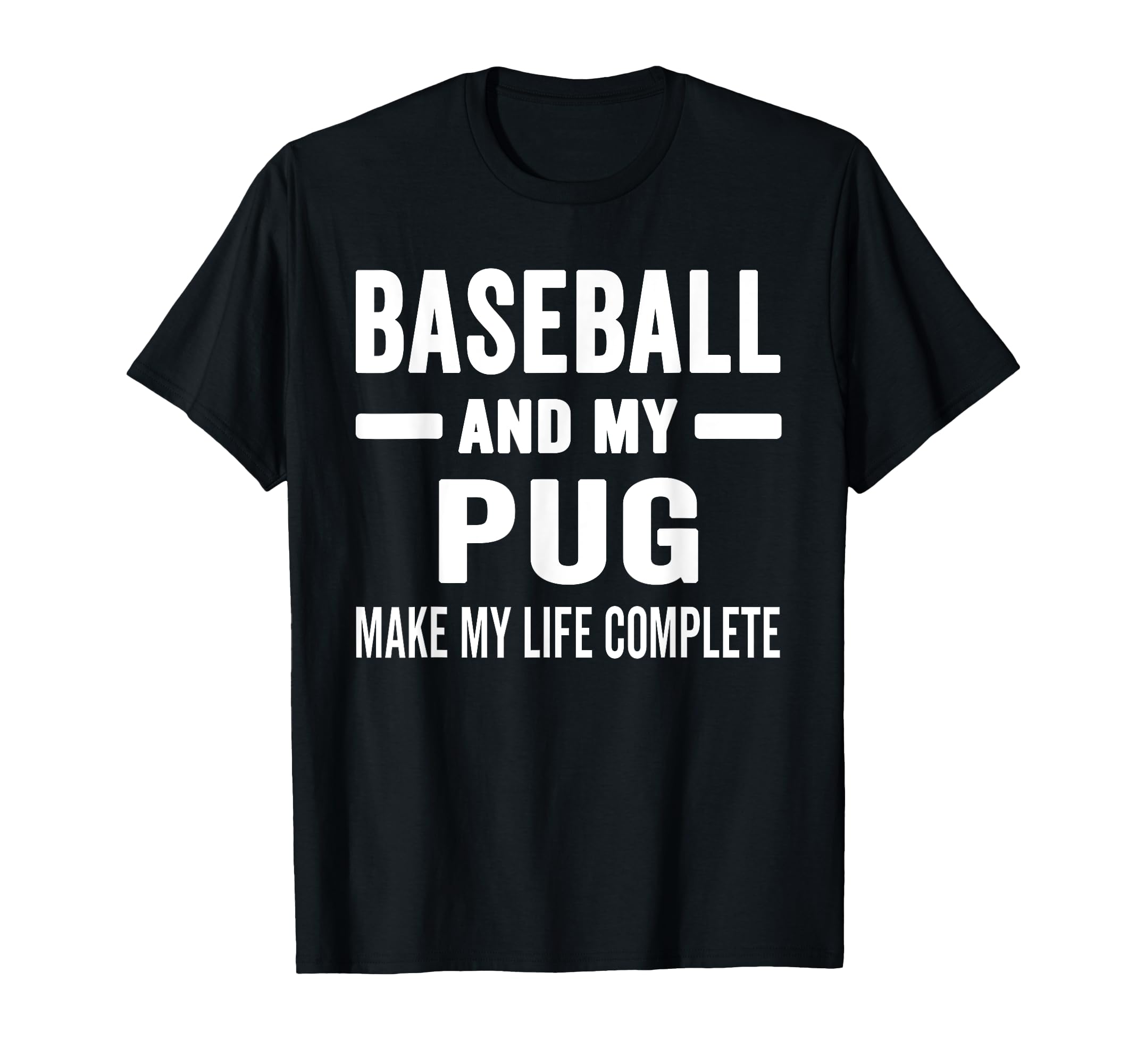 Baseball And My Pug Mama Dog Lover T-Shirt - Graphic Print Men Women - T-Shirt, Sweatshirt, Hoodie