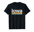 Iowa Worn Stripes T-Shirt - Casual Everyday Wear Men Women - T-Shirt, Sweatshirt, Hoodie