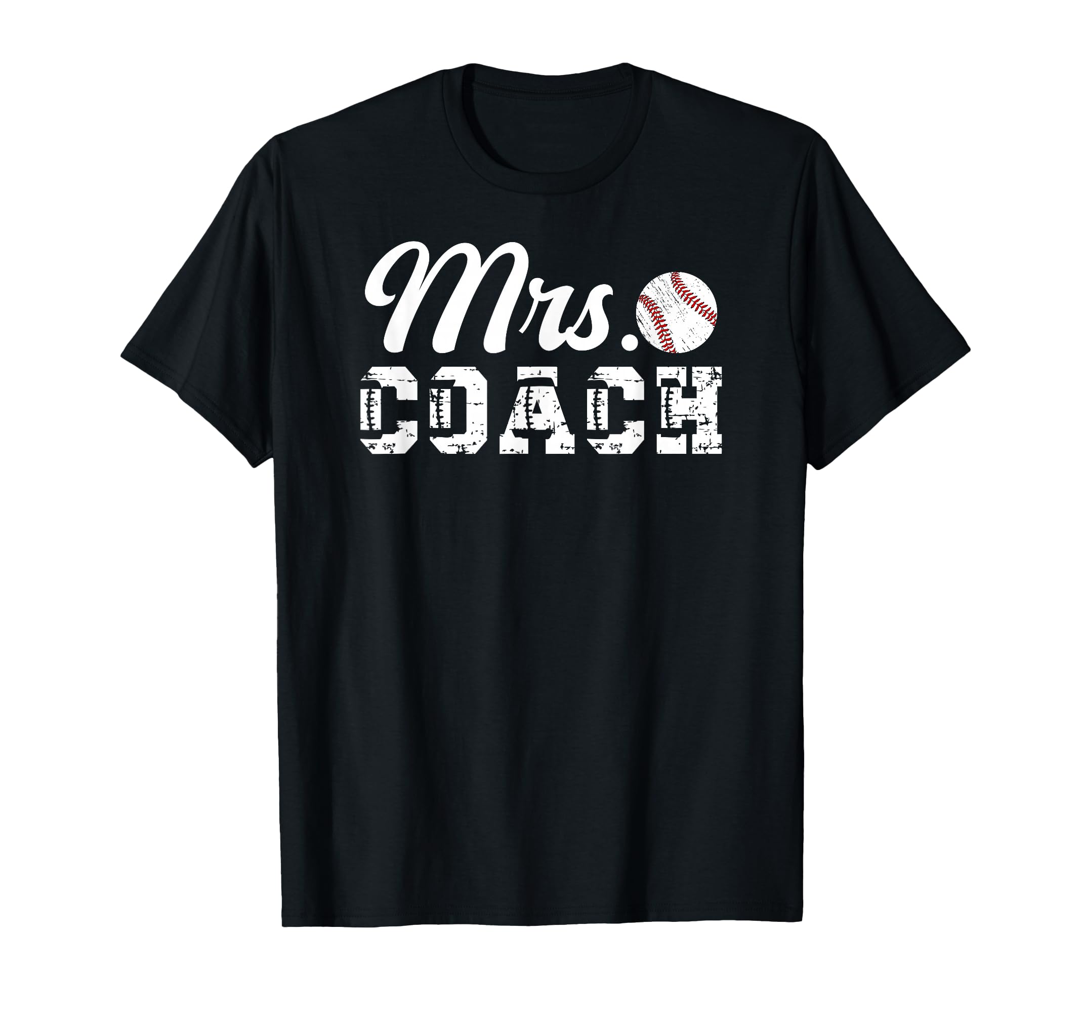 Mrs Coach Baseball Coachs Wife Baseball T-Shirt - Trendy Graphic Men Women - T-Shirt, Sweatshirt, Hoodie