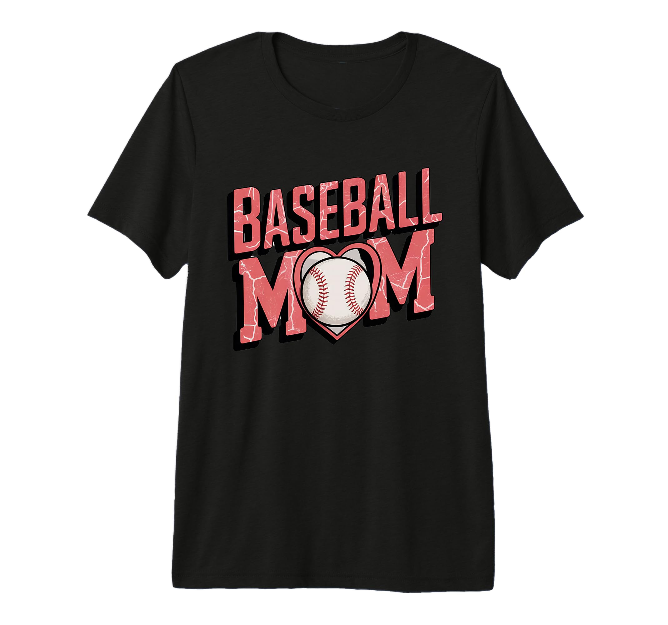 American Baseball Mom Mama Tri Blend T-Shirt - Casual Everyday Wear Unisex - T-Shirt, Sweatshirt, Hoodie