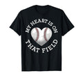 Baseball Fan Mom Mother Girlfriend T-Shirt - Minimalist Print Men Women - T-Shirt, Sweatshirt, Hoodie