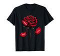 Rose Flower Peace Love Freedom T-Shirt - Custom Art Print Men Women - T-Shirt, Sweatshirt, Hoodie