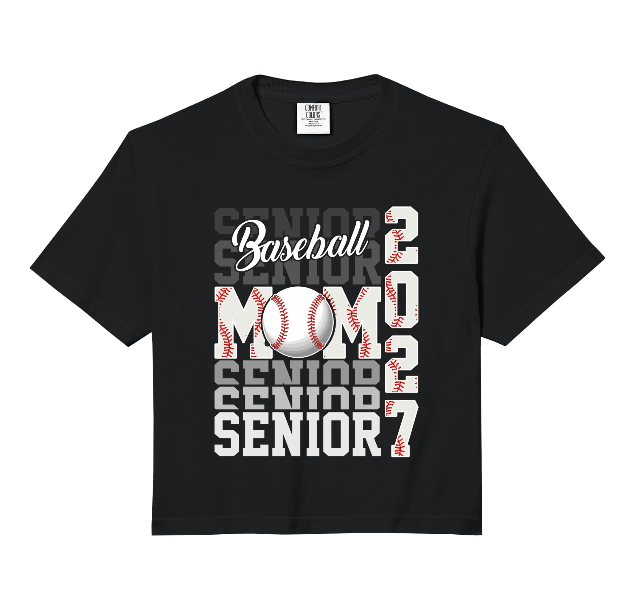 Senior 2027 Baseball Mom Proud Sweatshirt - Fun Novelty Design Unisex - T-Shirt, Sweatshirt, Hoodie