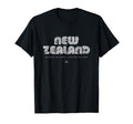 New Zealand 70S 80S Type T-Shirt - Minimalist Print Men Women - T-Shirt, Sweatshirt, Hoodie