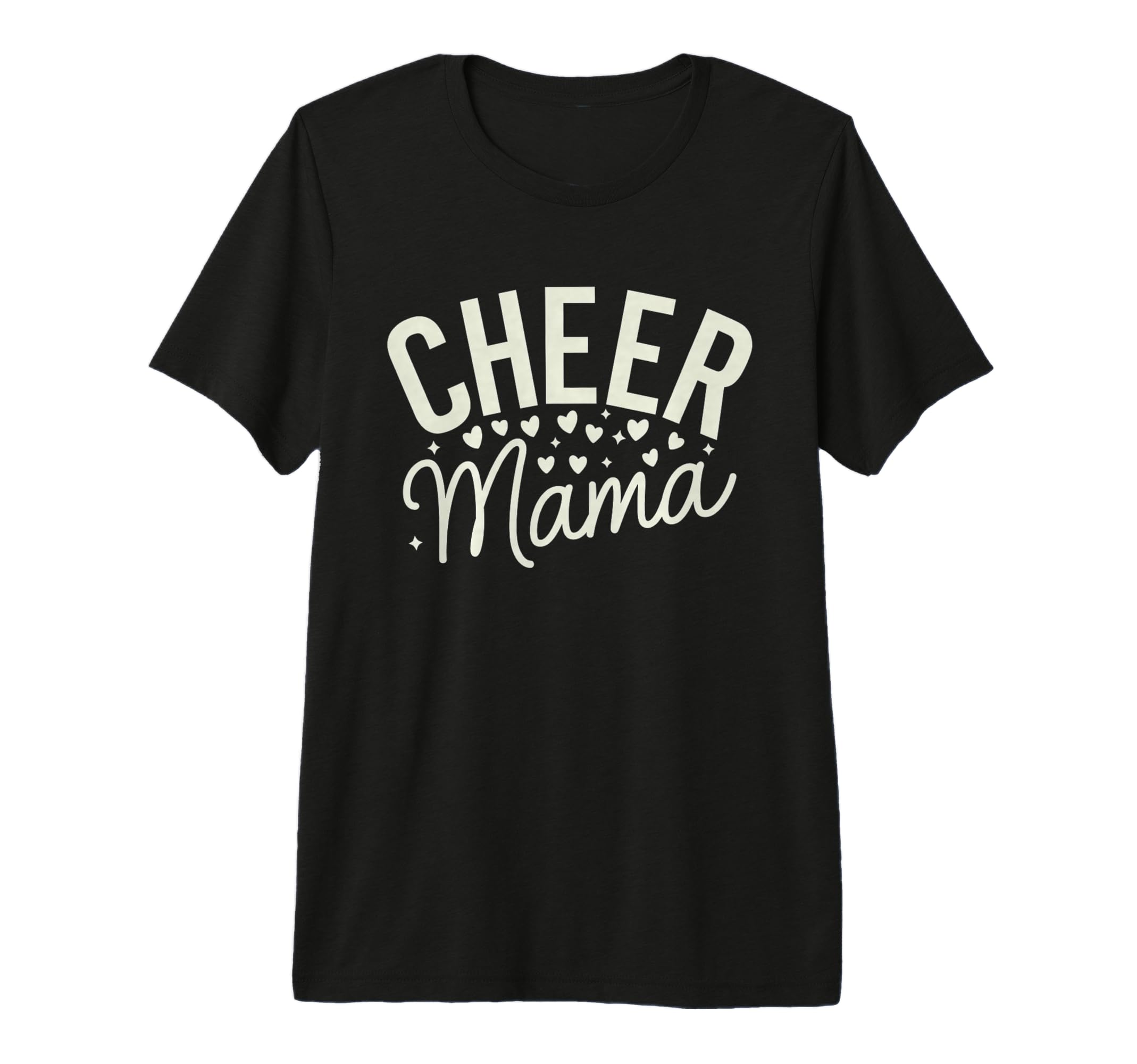 Cheer Mom Mother Bow Cheerleader Game T-Shirt - Minimalist Print Men Women - T-Shirt, Sweatshirt, Hoodie