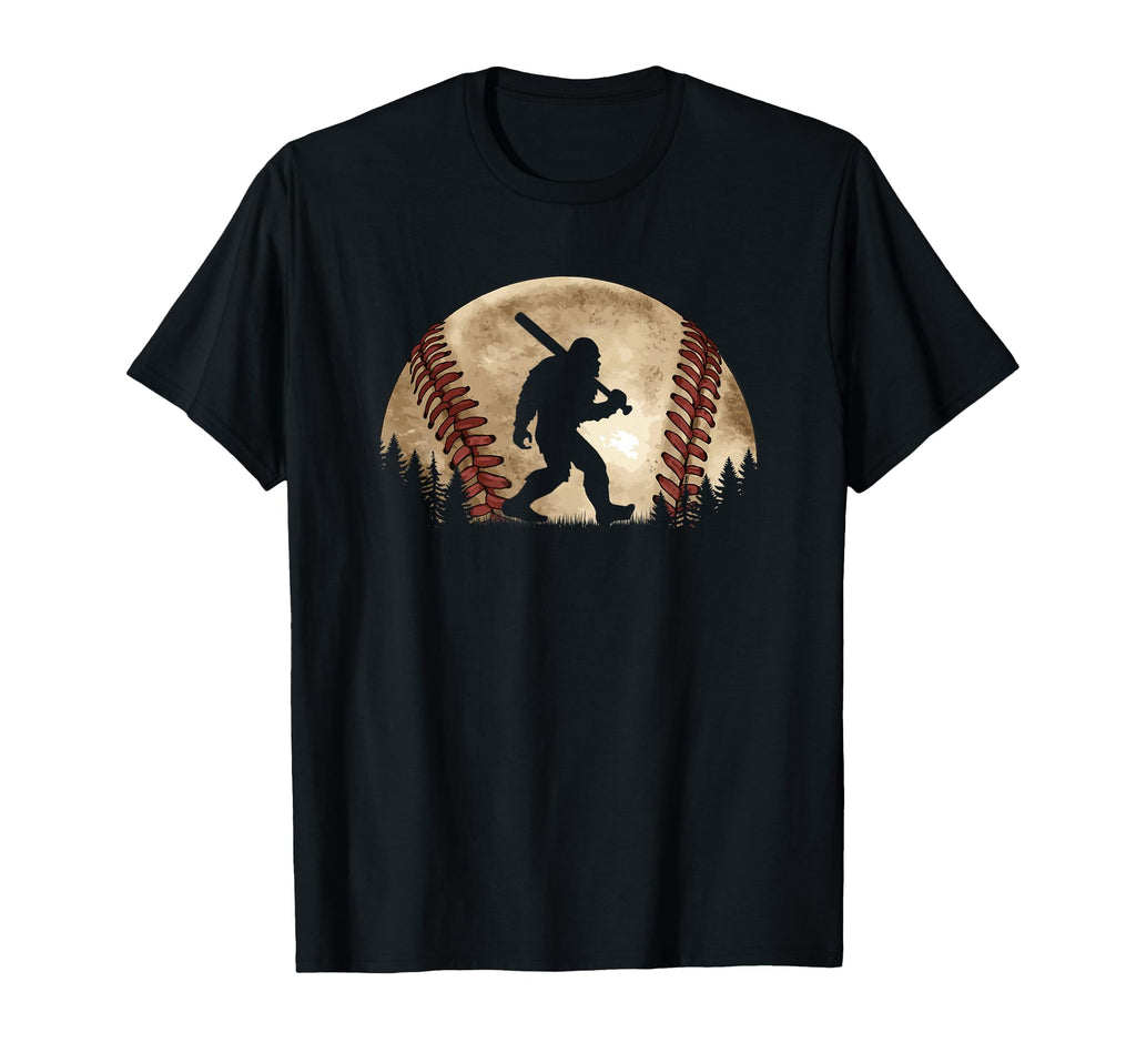 Funny Bigfoot Baseball Sasquatch T-Shirt - Streetwear Style Men Women - T-Shirt, Sweatshirt, Hoodie