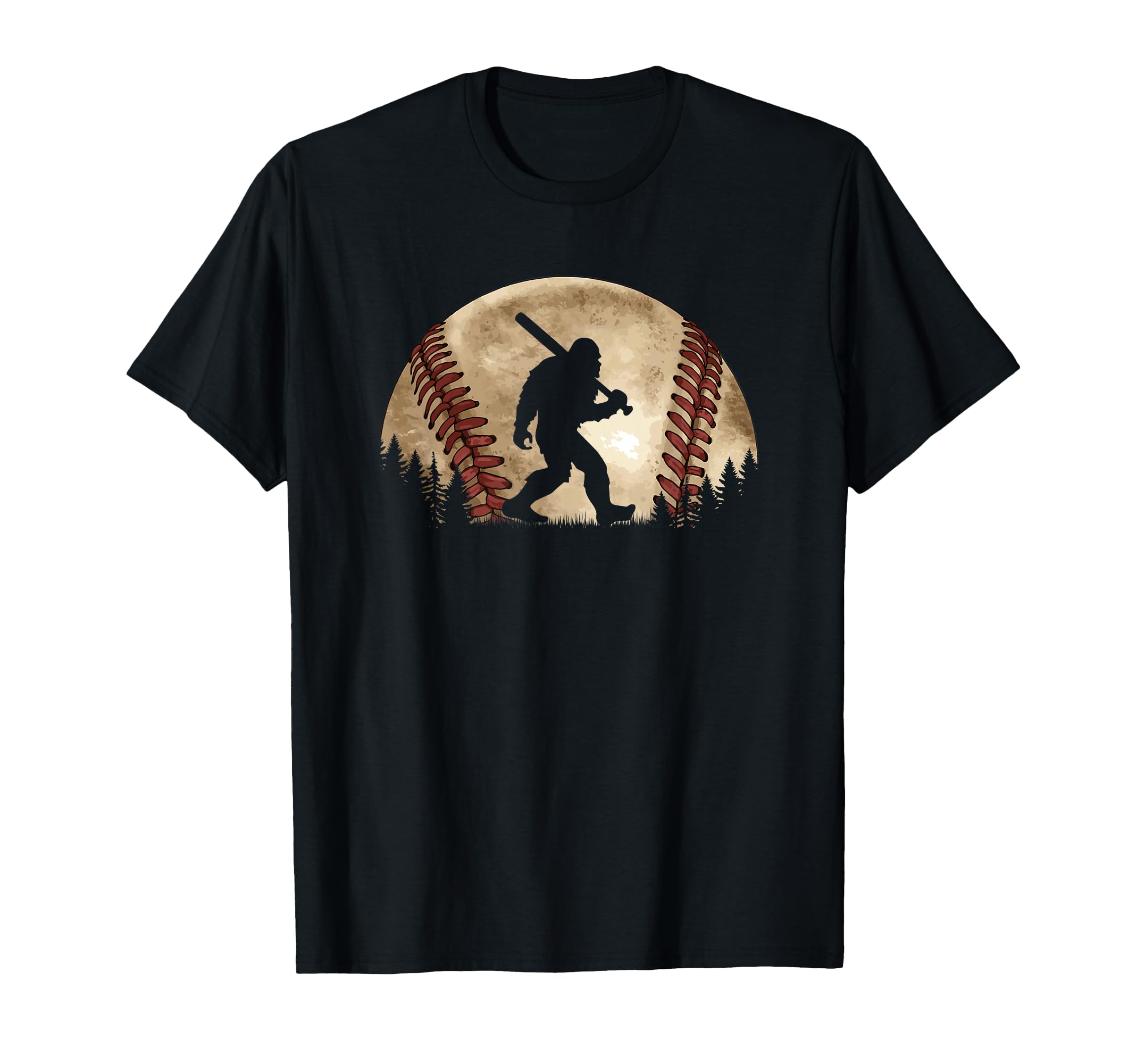 Funny Bigfoot Baseball Sasquatch T-Shirt - Streetwear Style Men Women - T-Shirt, Sweatshirt, Hoodie