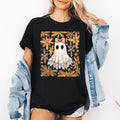 Beautiful Halloween, Flowers, Coquette Ghost, - Adult & Kids T-Shirts, Sweatshirts & Hoodies apparel design preview 1