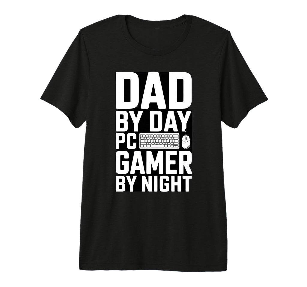 Dad Day Gamer Night Pc Gaming Tri Blend T-Shirt - Graphic Print Men Women - T-Shirt, Sweatshirt, Hoodie