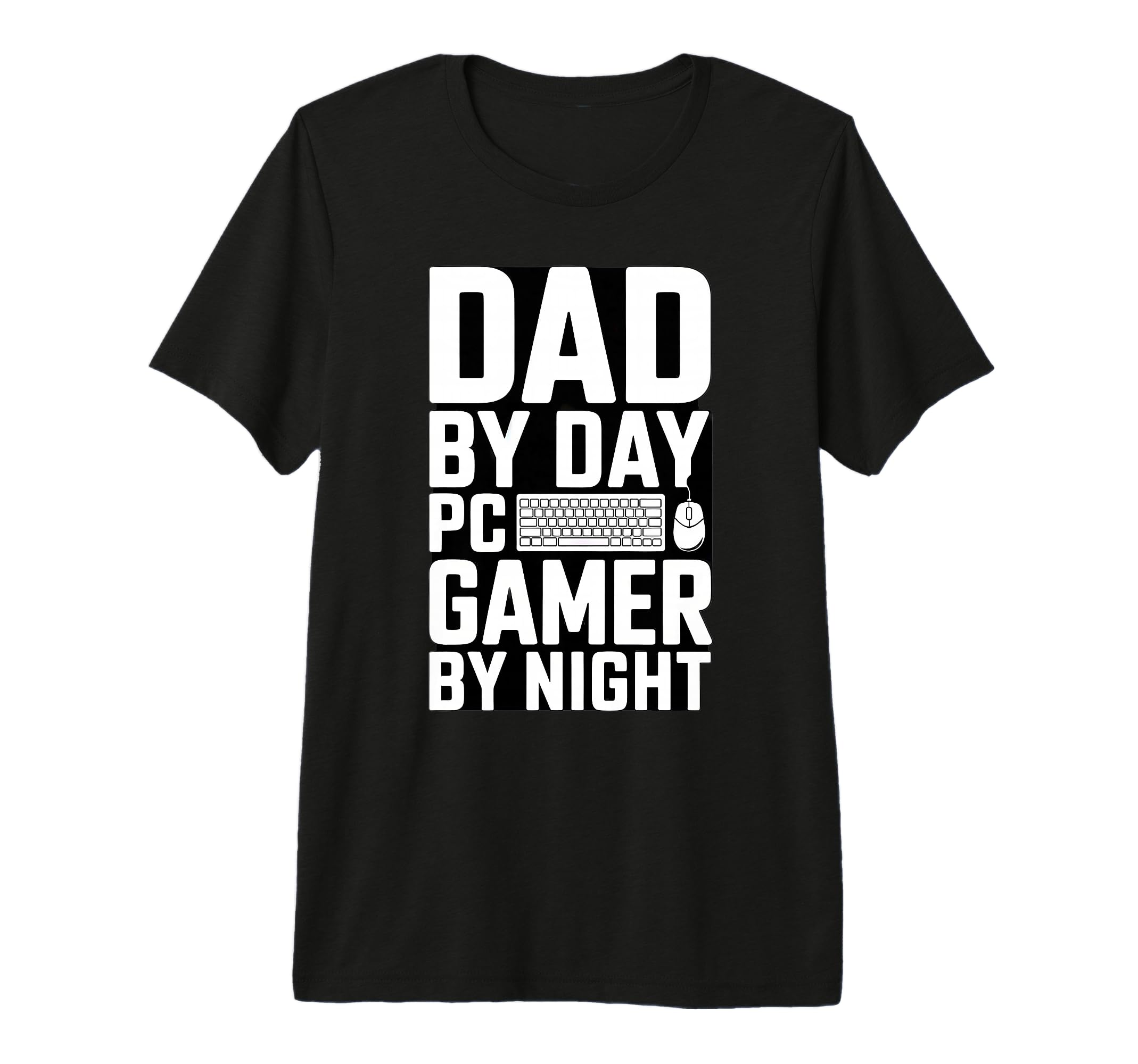 Dad Day Gamer Night Pc Gaming Tri Blend T-Shirt - Graphic Print Men Women - T-Shirt, Sweatshirt, Hoodie