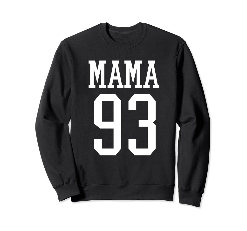 Number 93 Mama Biggest Fan Spirit Sweatshirt - Graphic Print for Adults - T-Shirt, Sweatshirt, Hoodie