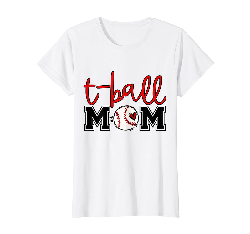 Womens T Ball Mama Baseball Tball Mom T-Shirt - Unique Graphic for Adults - T-Shirt, Sweatshirt, Hoodie