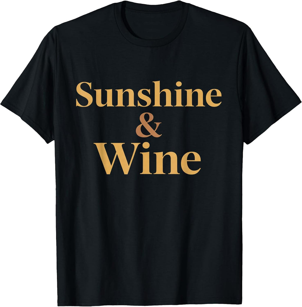 Sunshine And Wine For Summer Treats - Adult & Kids T-Shirts, Sweatshirts & Hoodies apparel design preview 1