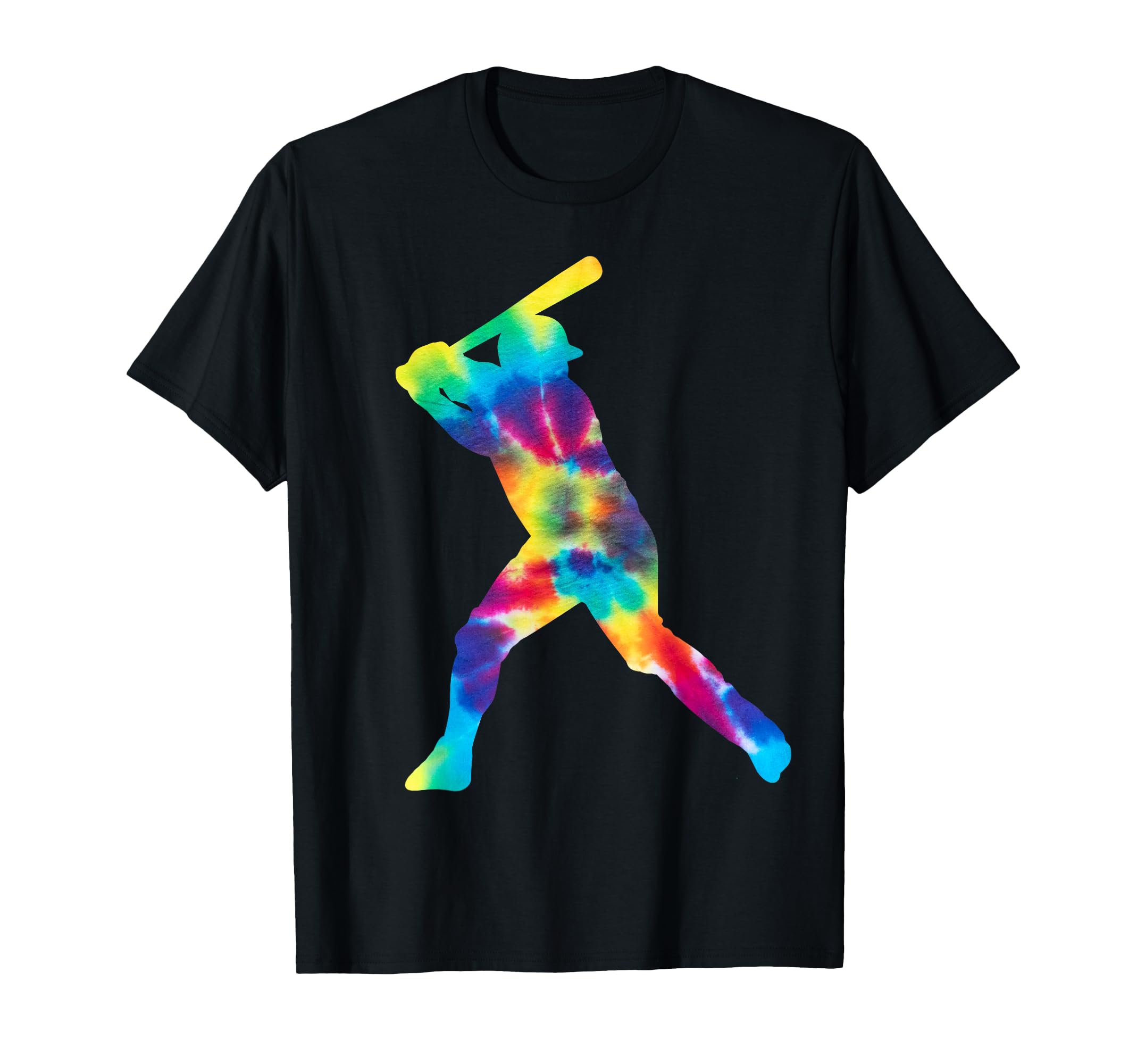 Baseball Fan Tie Dye Batter T-Shirt - Casual Everyday Wear for Adults - T-Shirt, Sweatshirt, Hoodie