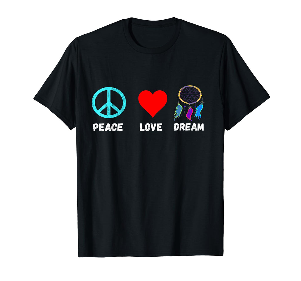 Dreamcatcher Peace Love Bad Dream T-Shirt - Aesthetic Graphic Unisex - T-Shirt, Sweatshirt, Hoodie