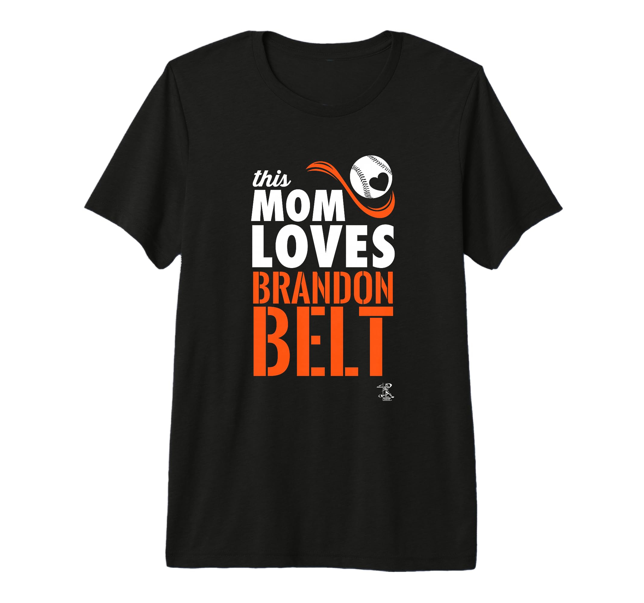 Brandon Belt This Mom Loves Tri Blend T-Shirt - Unique Graphic for Adults - T-Shirt, Sweatshirt, Hoodie