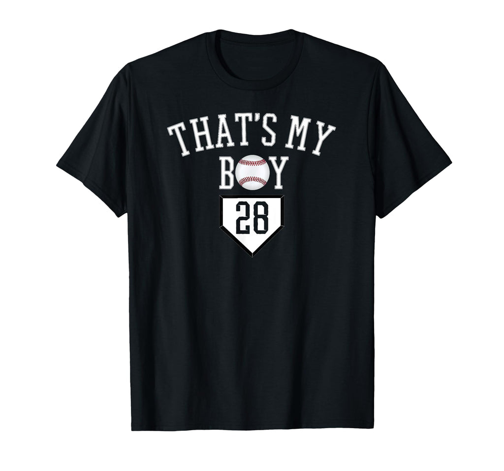 Thats My 28 Baseball Number 28 Jersey T-Shirt - Fun Novelty Design Unisex - T-Shirt, Sweatshirt, Hoodie